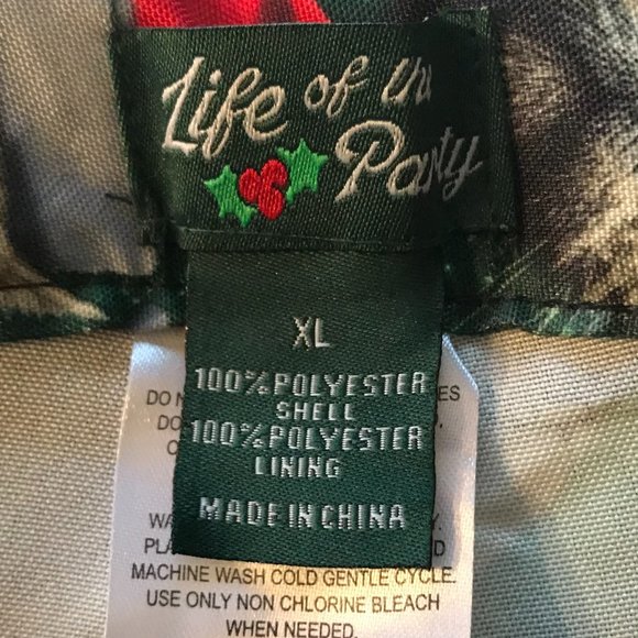 Life Of The Party Suit Adult Christmas Cat Faces Full Body Santa Suit (Untested) - Picture 9 of 9